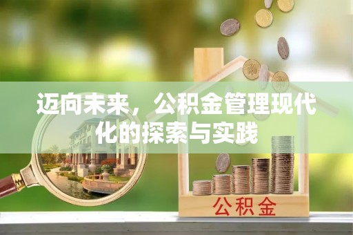 新屋迈向未来，公积金管理现代化的探索与实践